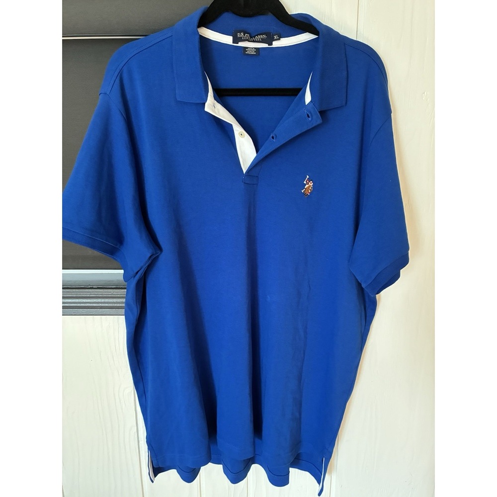 Men's Polo Shirt U.S‎ Polo Assn Royal Blue Classic Luxury Feel Size XL